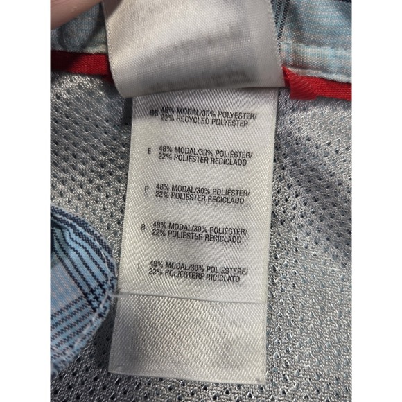 The North Face Mens XL Plaid Hiking Shirt Blue Short Sleeve Outdoor Fishing... - Picture 5 of 9